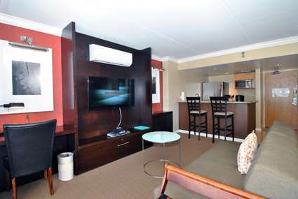 Living Area w/Sofa Bed                            