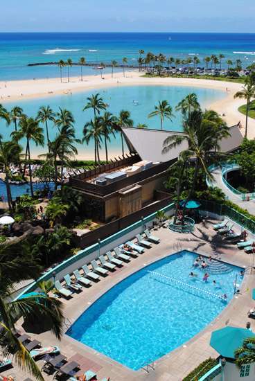 Ilikai Pool & Waikiki Beach                       